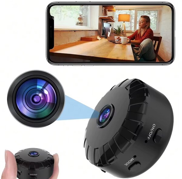 Caméra de sécurité Wi-Fi magnétique