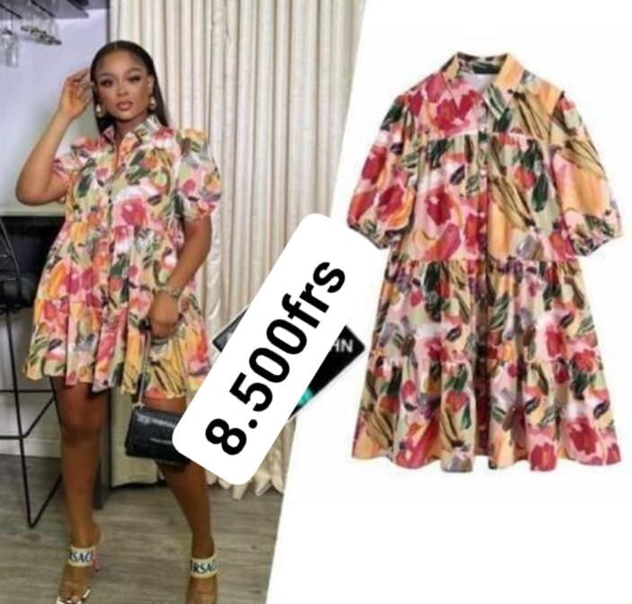 Robe tissée femme