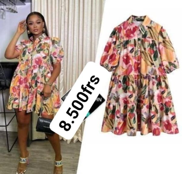 Robe tissée femme