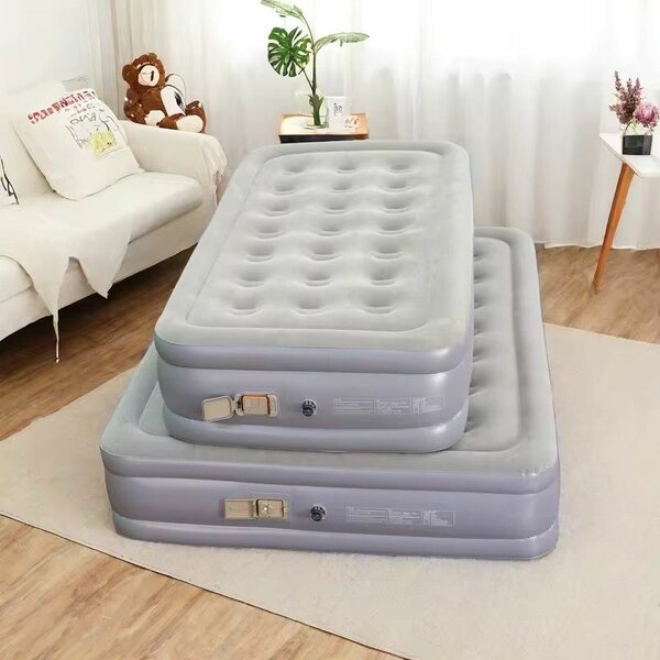 Matelas gonflable avec pompe intégrée