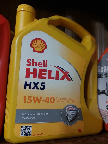 Huile shell helix HX5)(15W-40)