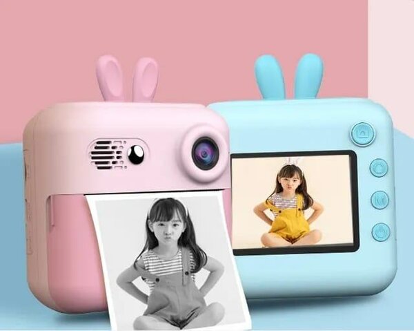 Appareil Photo Enfant HD, Impression Instantanée