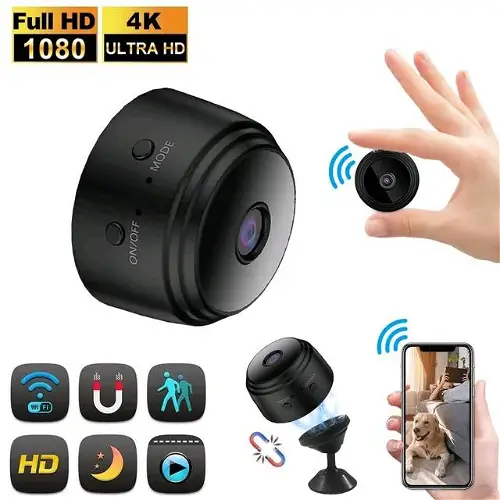 Mini caméra de surveillance avec carte mémoire