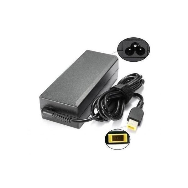 Chargeur LENOVO Pc portable Bout Jaune USB + Câble.