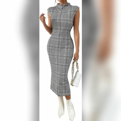 Shein Mock Neck Dress