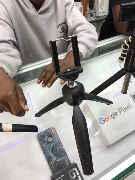 Tripod phone holder