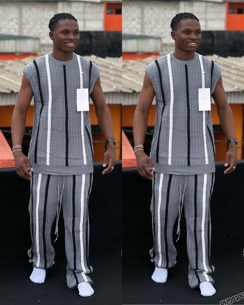 Ensemble africain élégant pour hommes