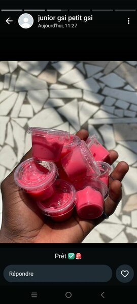 Crème lèvres rose