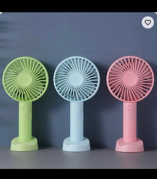 Rechargeable Portable mini Fan with base and phone hold