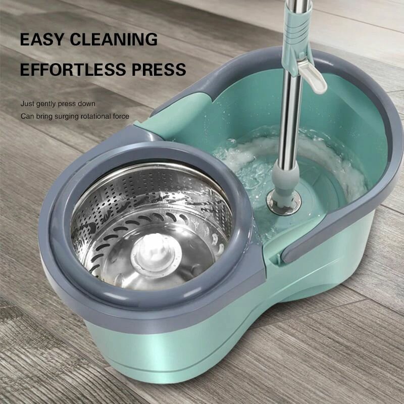 Automatic spinning mop