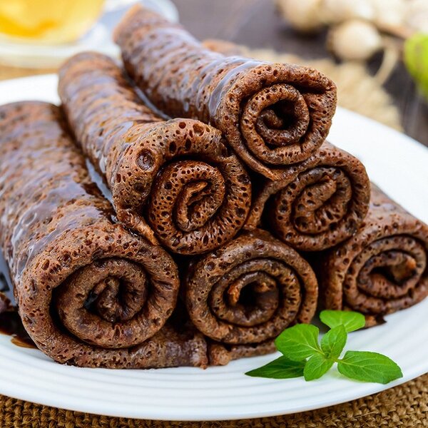 Crêpes au chocolat délicieux