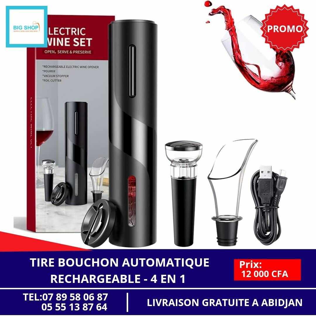 Tire Bouchon Électronique Rechargeable