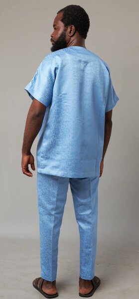 Royal Kimono set in blue