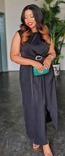 Elegant silk dress