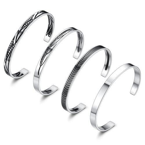 Bracelet en acier inoxydable élégant