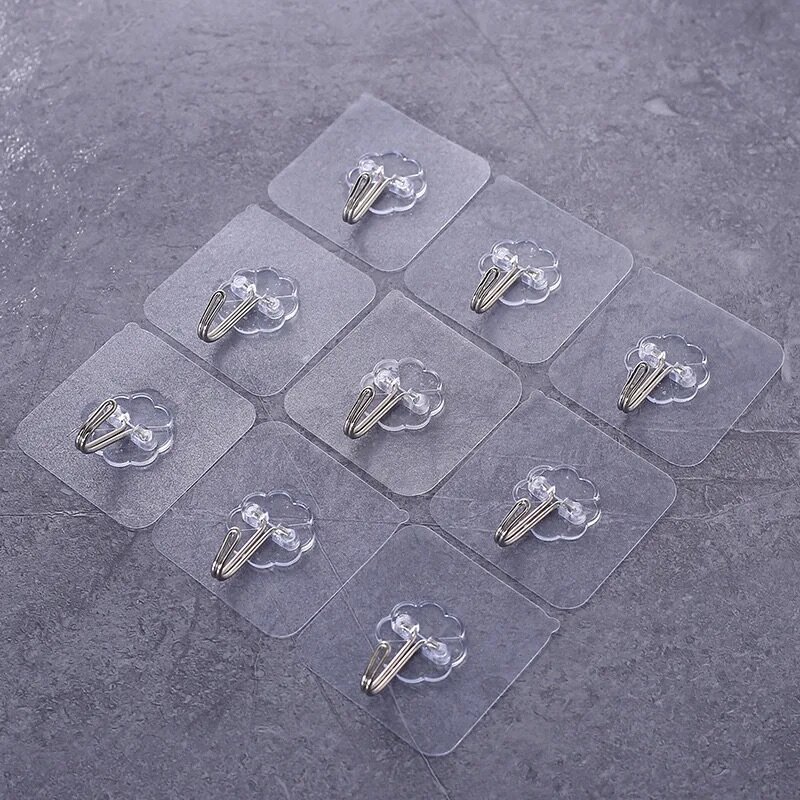 Adhesive hooks