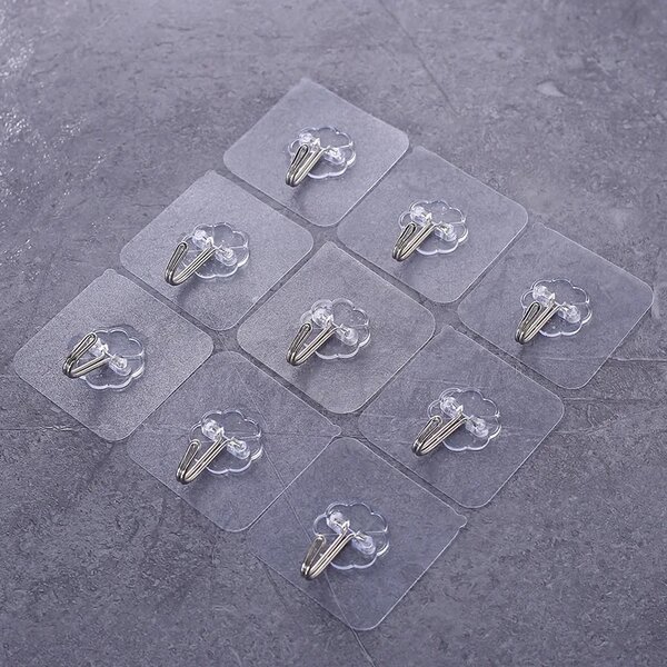 Adhesive hooks