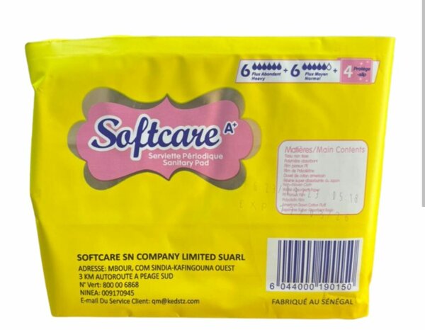 Serviettes hygiéniques Softcare