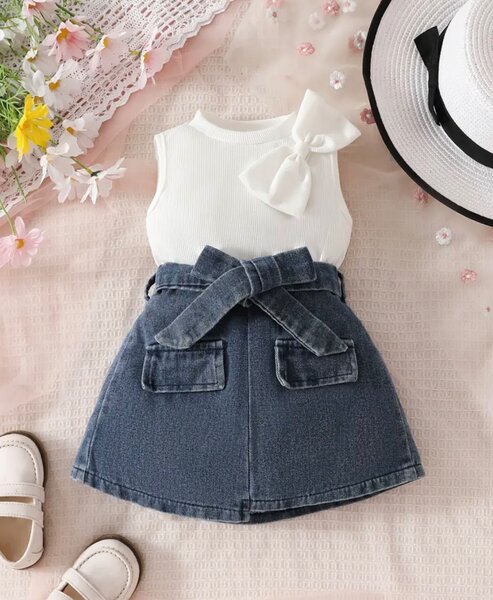 Ensemble Enfant Robe en Jean