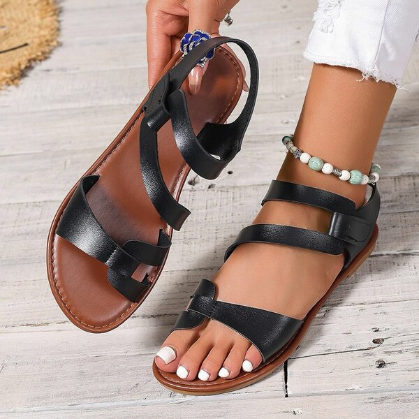 Sandales femmes en cuir PU
