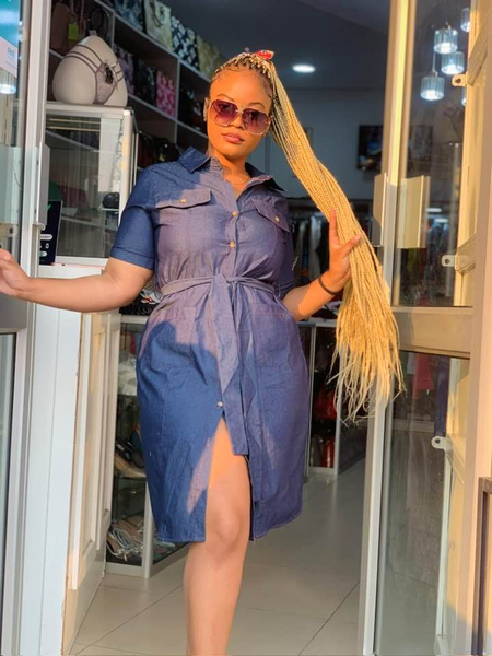 Jean dress 