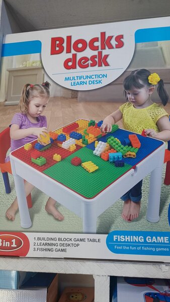 3 in 1 blocks desk