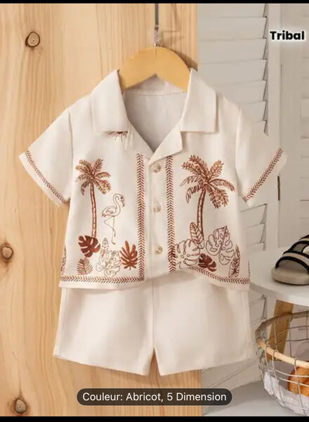 Ensemble Été Enfant Abricot