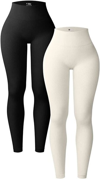 Ribbed leggings