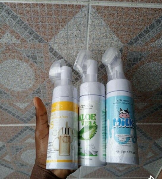 Mousses nettoyantes visage - 3 pack