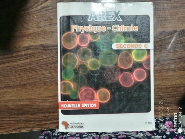 Livre Physique-Chimie Seconde C
