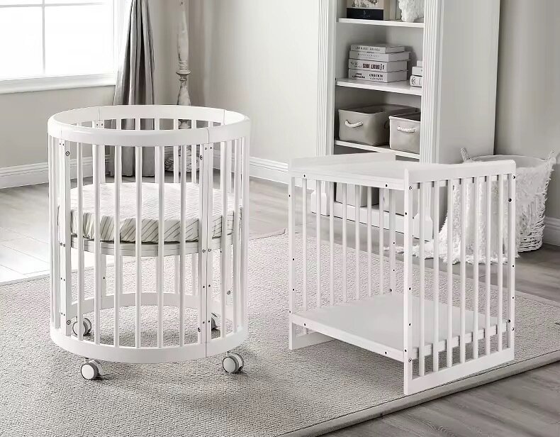 Lit Bébé Évolutif Blanc