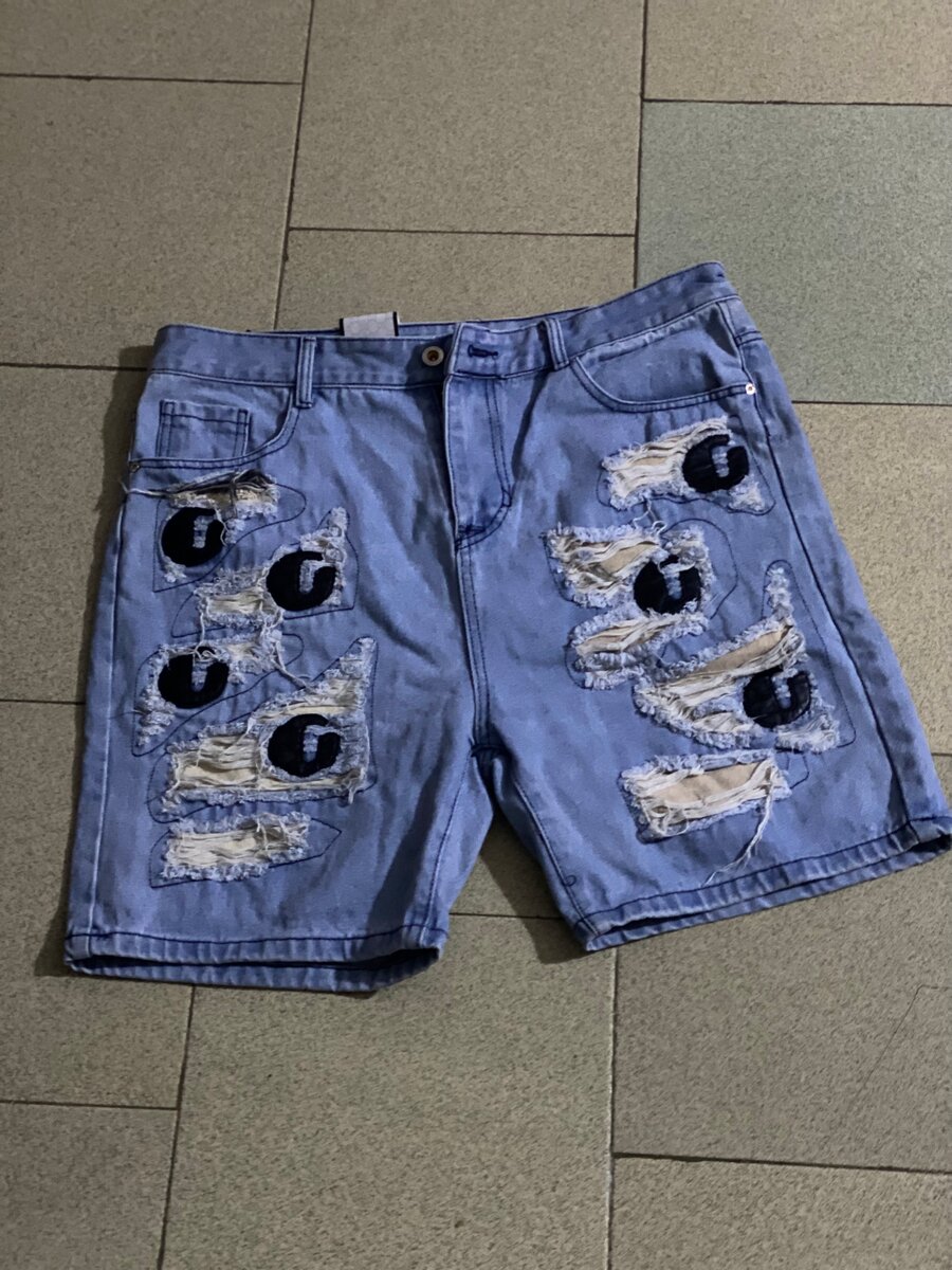 Short en jean décontracté