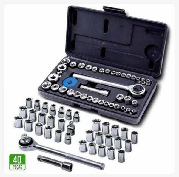 Clé mécanique coffret douilles de 40 pieces