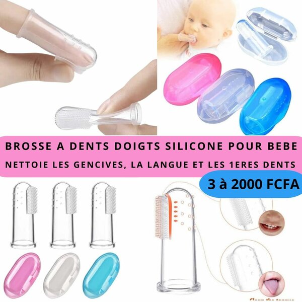 Brosse à dents bébé silicone