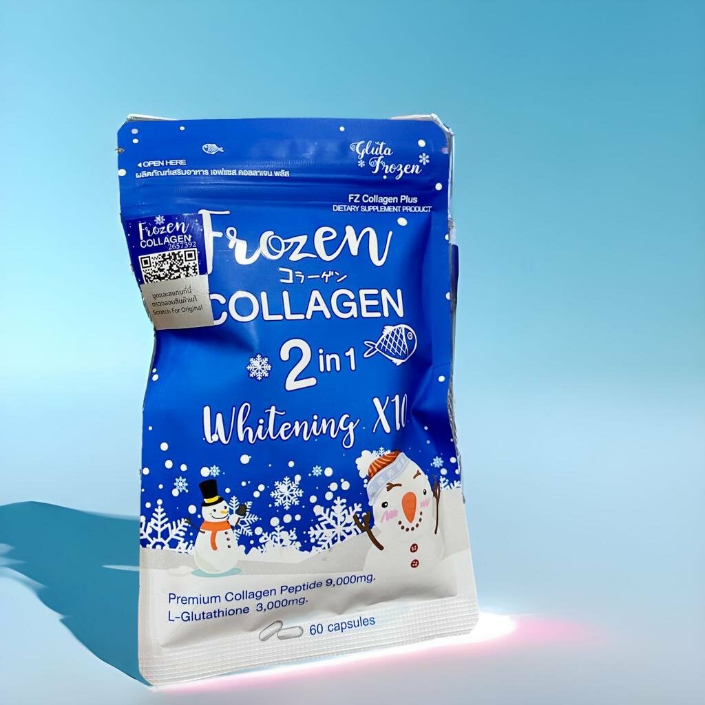 Frozen collagen whitening pills