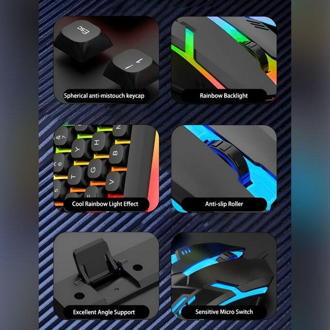 Clavier lumineux RGB