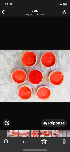 Produit de lèvre rose