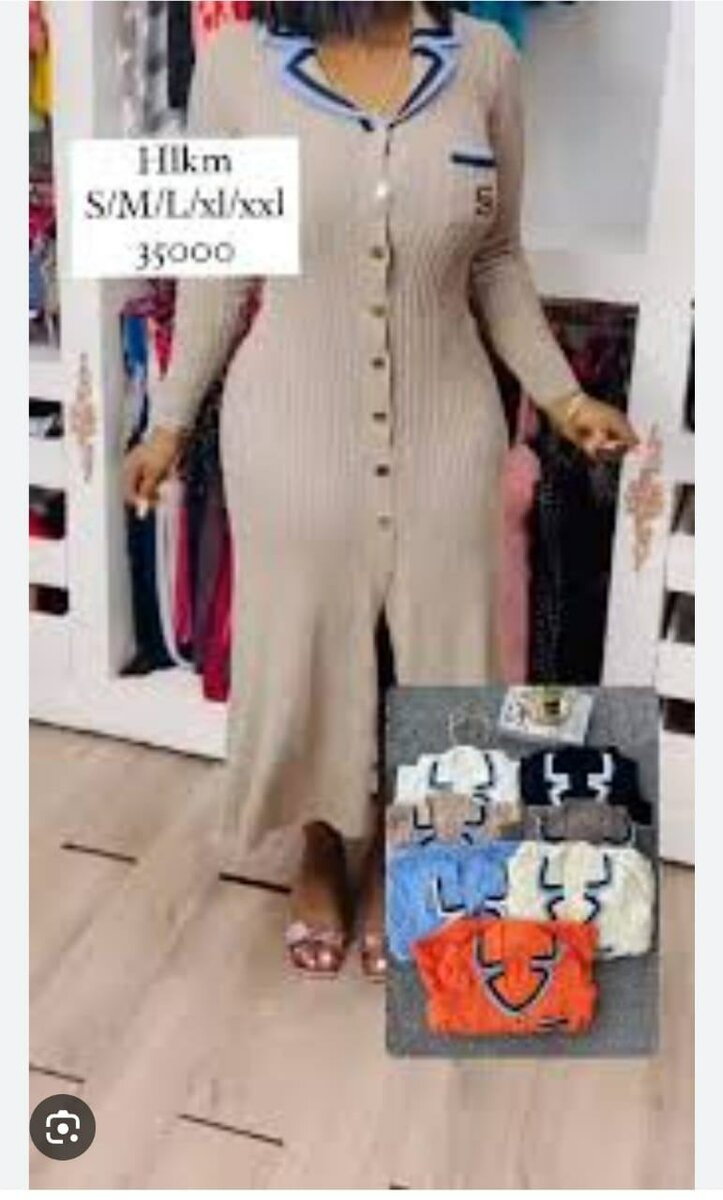 Robe Pull Boutonnée Élégante