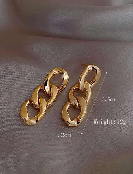 Cuban drop earrings