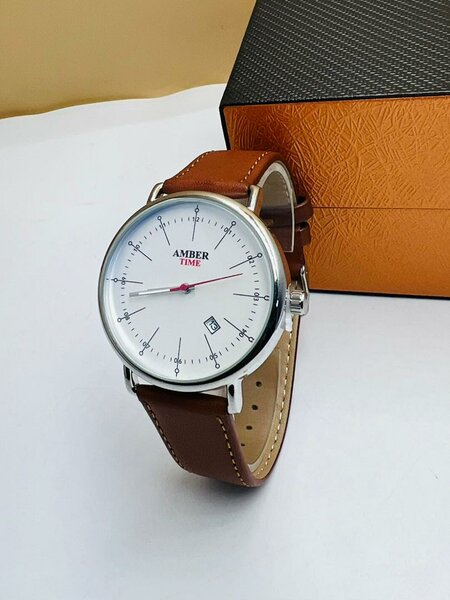 Montre Hommes Classique Cuir