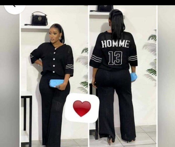 Tenue noire chic pour femme