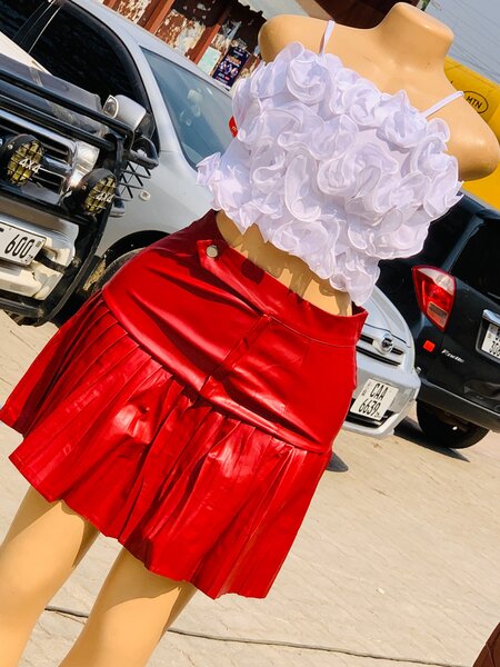 Leather skirts