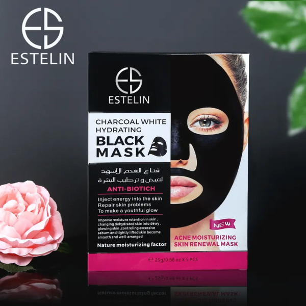 Lot de 5 - Masque noir hydrata