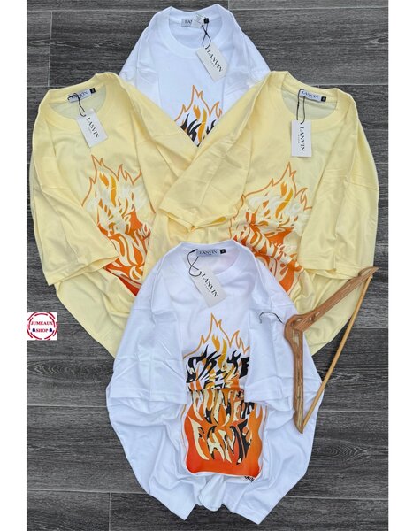 T-shirts imprimés flamme