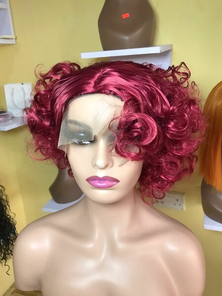 Tfrontal human hair blend