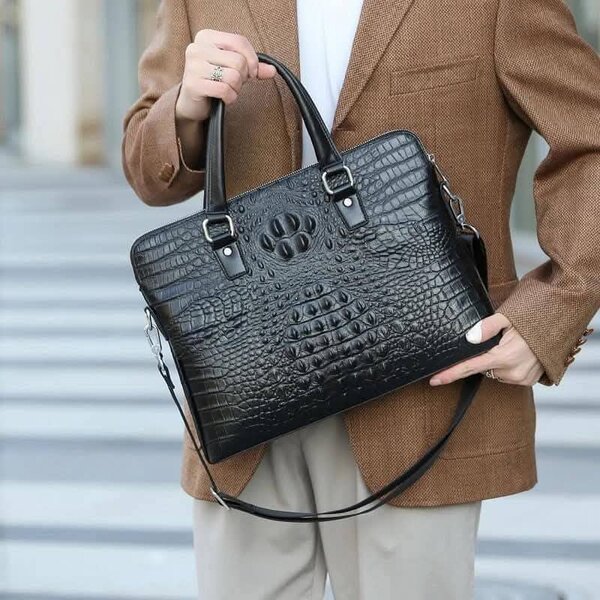 Elegante Sacoche en Cuir Homme