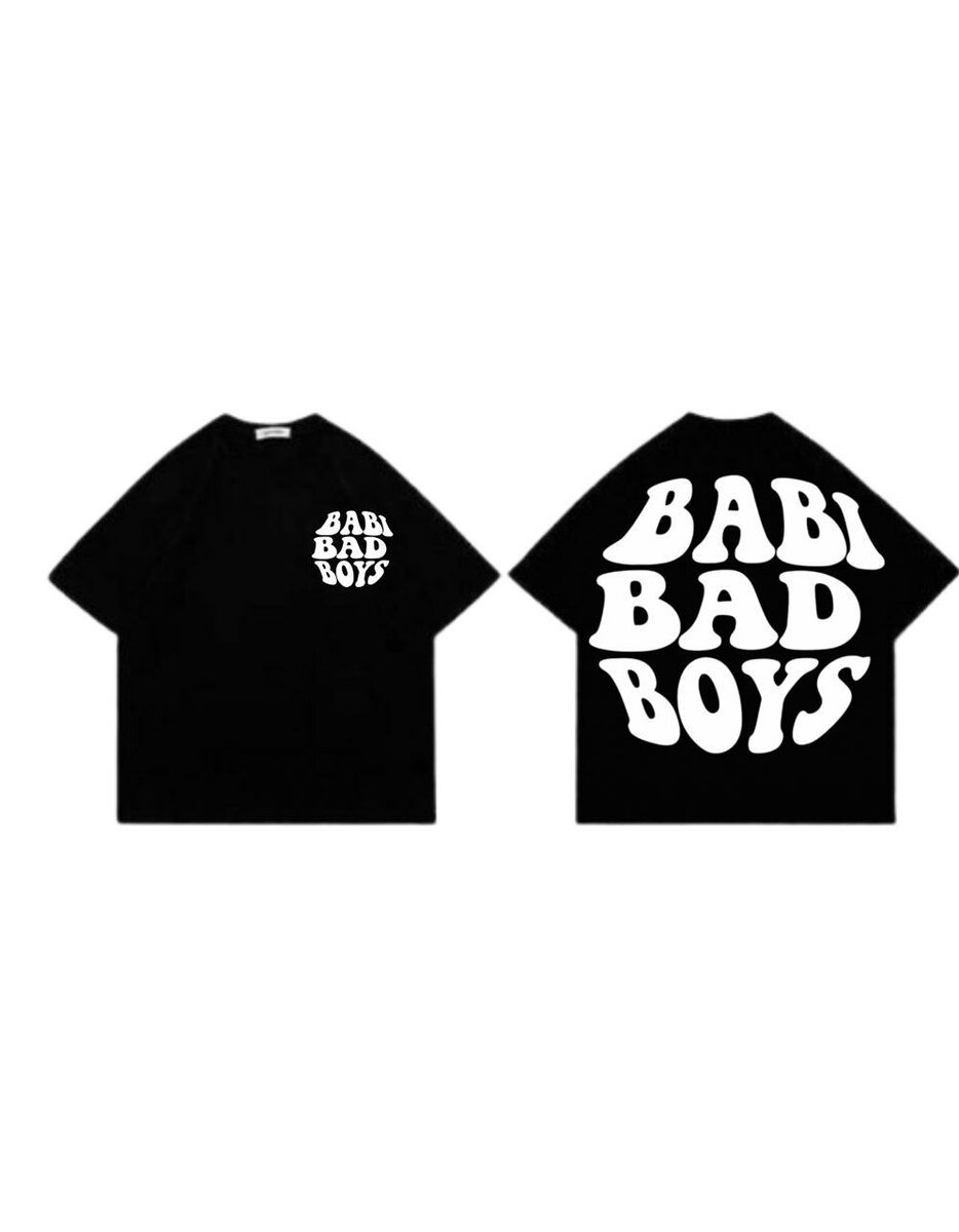 T-shirt noir "Babi Bad Boys"