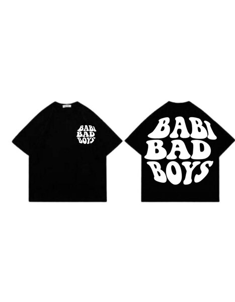 T-shirt noir "Babi Bad Boys"