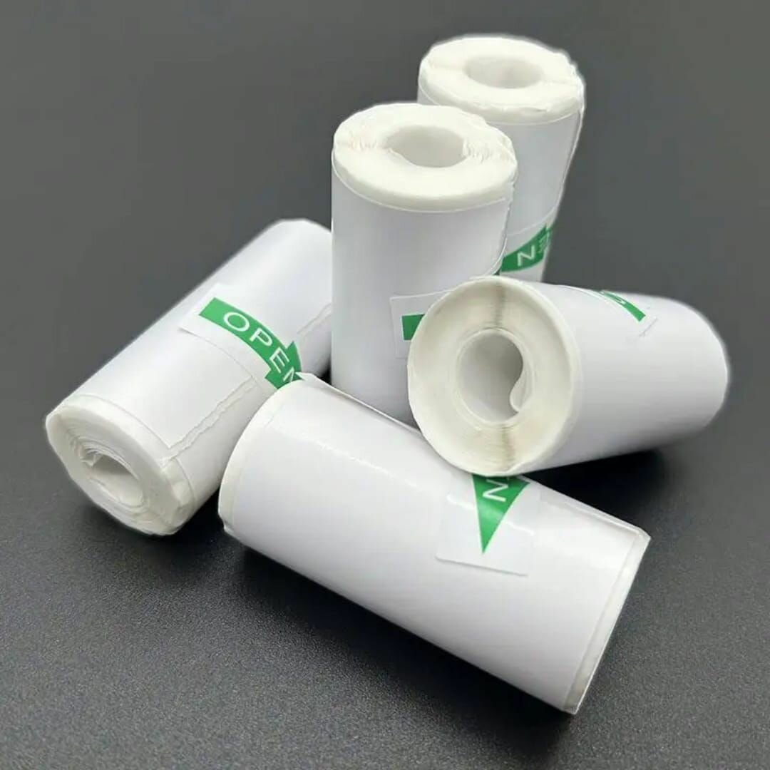 5 Rouleaux autocollants