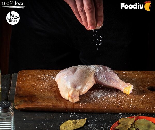 4 cuisses de poulet (locales)